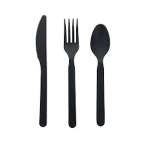 Black CPLA Cutleries