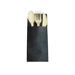 Black Duni Napkin