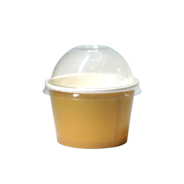 Brown-Paper-Bowl-Dome-Lid Brown-Paper-Bowl-Dome-Lid