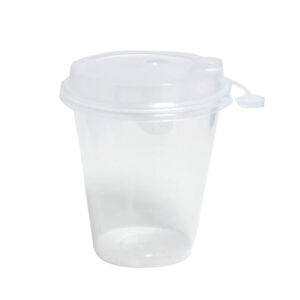 PP HARD CUP + FROSTED CONNECTION LID