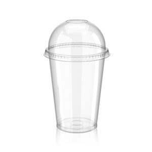 PLA Clear Cold Cups + Dome Lids